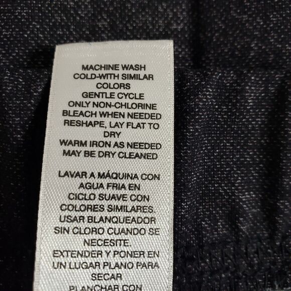 Chico's Womens Pants Sz 0 Small 4 Dark Gray Pull On Stretch Front Seams Mid Rise - Picture 11 of 14